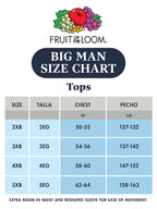 Fruit of the Loom mens Breathable Cotton Undershirts (Regular and Big & Tall) Underwear, Tall Man - White, 3X-Large US
