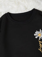 Kotty Women Full Sleeve Round Neck Pinted Sweatshirt