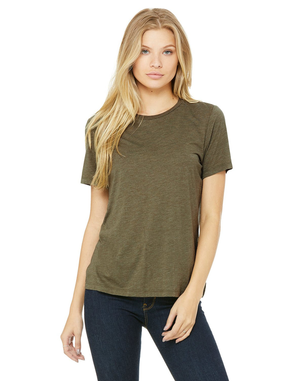 Ladies Relaxed Triblend T-Shirt - cHAR BLK TRIBLND - S(D0102H7WMF6)