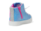 Skechers Girls Twinkle Sparks Sneaker, Multi, 10 Toddler