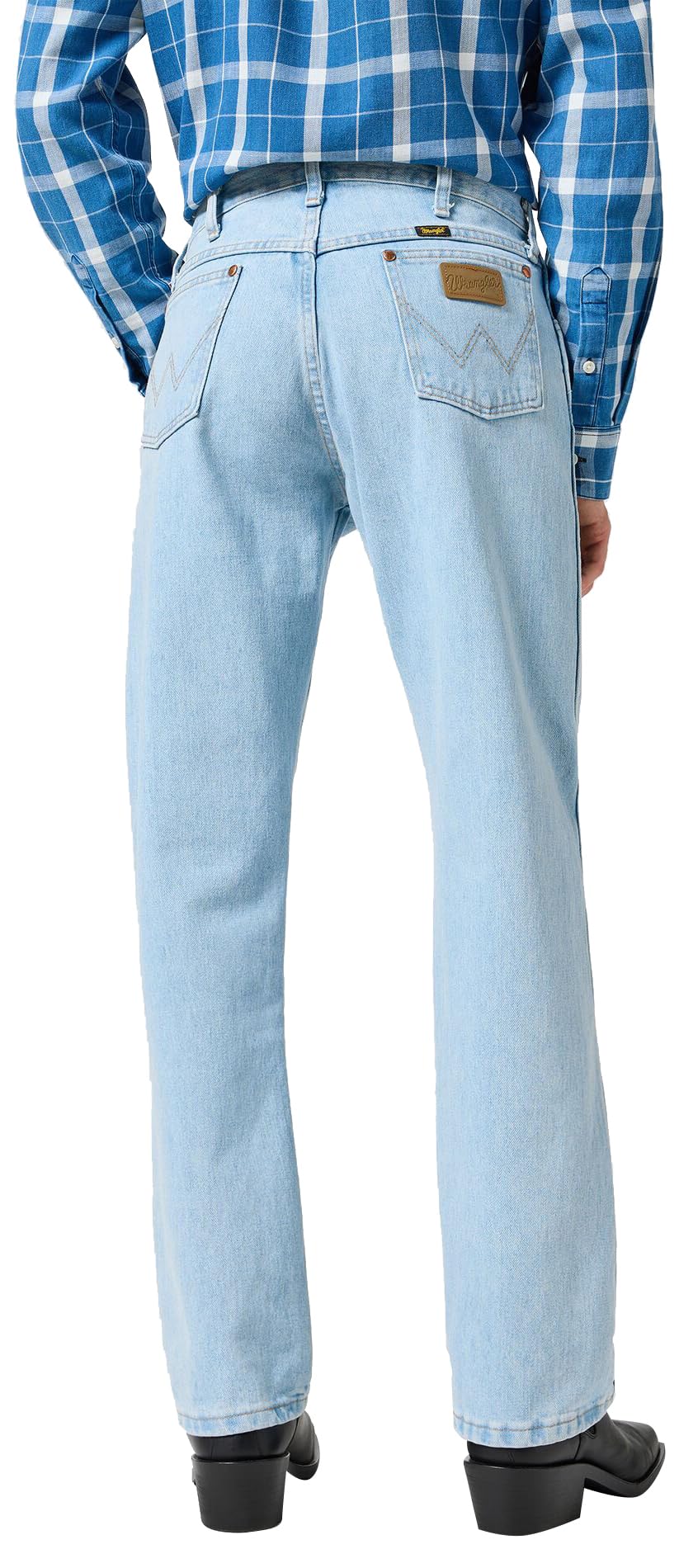 Wrangler mens 13mwz Cowboy Cut Original Fit jeans, Gold Buckle Bleach, 40W x 32L US