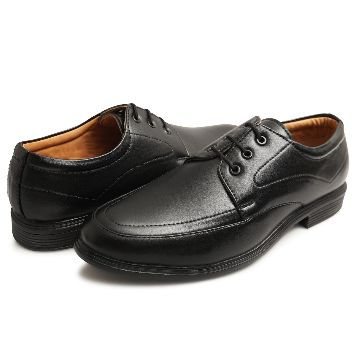 Mens Faux Leather Formal Shoes (Black,6)PID53521 6