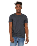 Unisex Sueded T-Shirt - HEATHER RED - XS(D0102H7KE48)