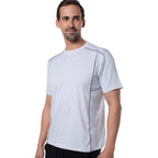 Bamboo Performance Crew T-Shirt - Light Heather Gray by Cariloha for Men - 1 Pc T-Shirt (2XL)