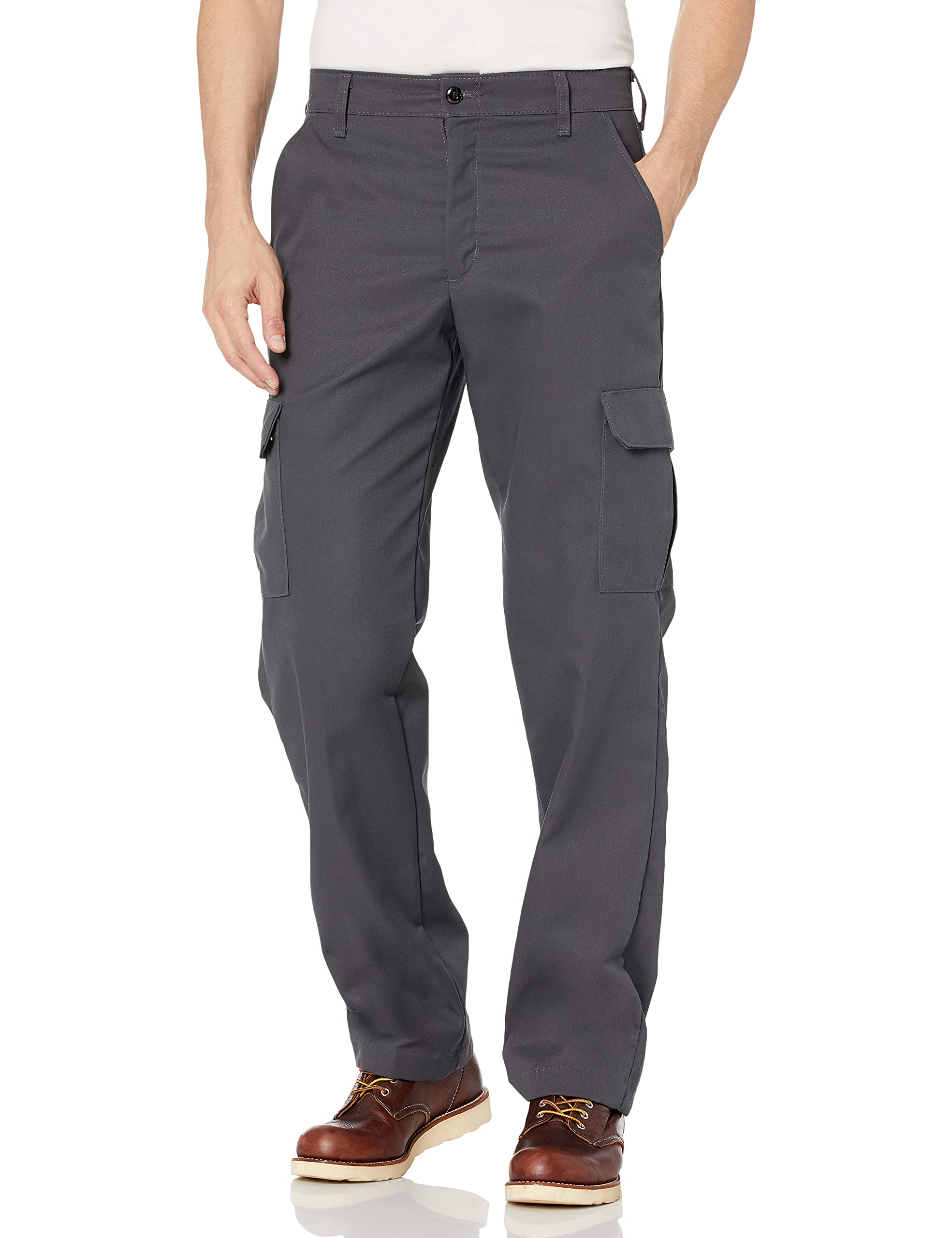 Red Kap Mens Industrial cargo Pant, charcoal, 32W x 34L