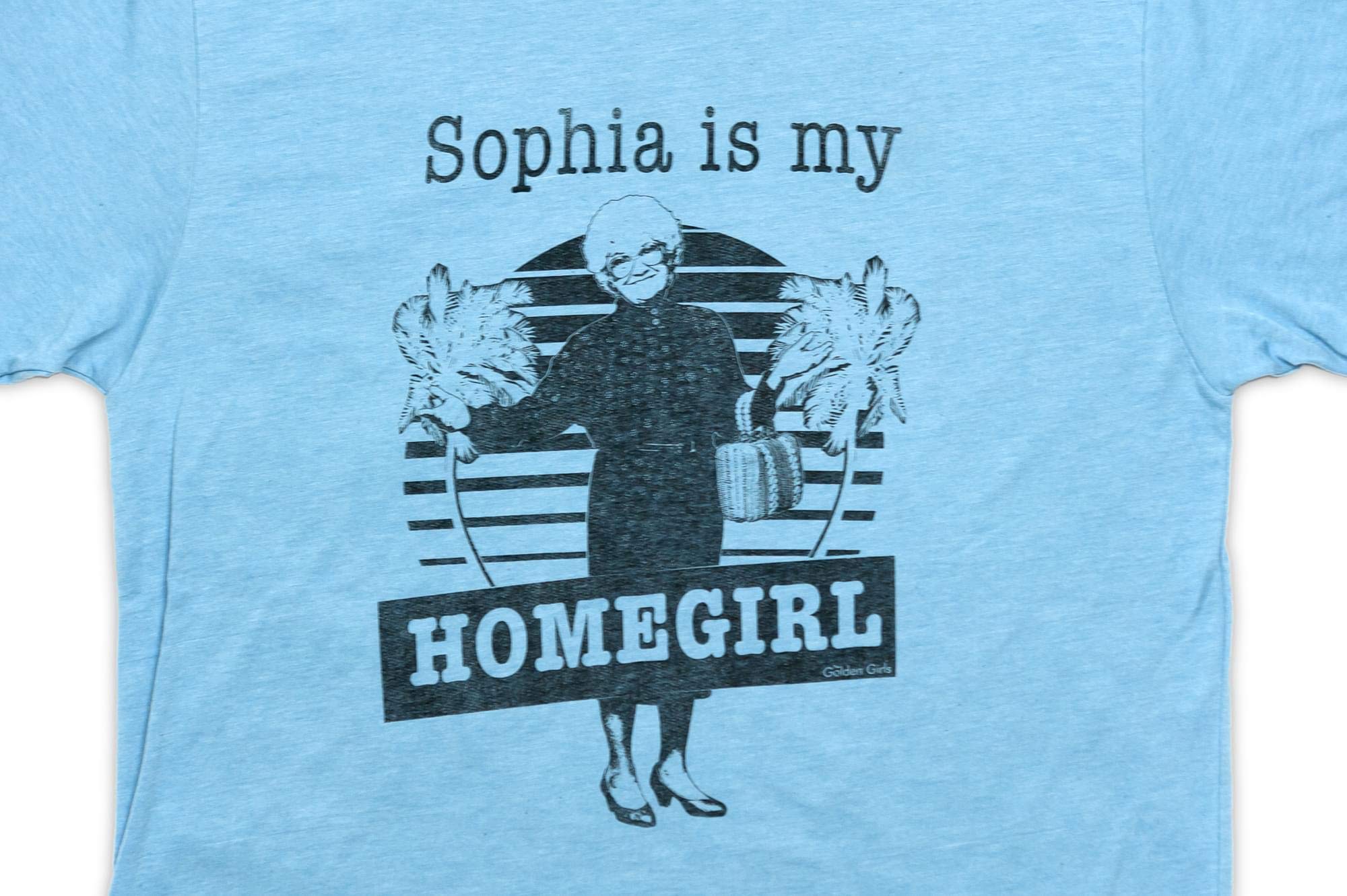 The Golden Girls 'Sophia Is My Homegirl' Men's T-Shirt Light Blue | XX-Large