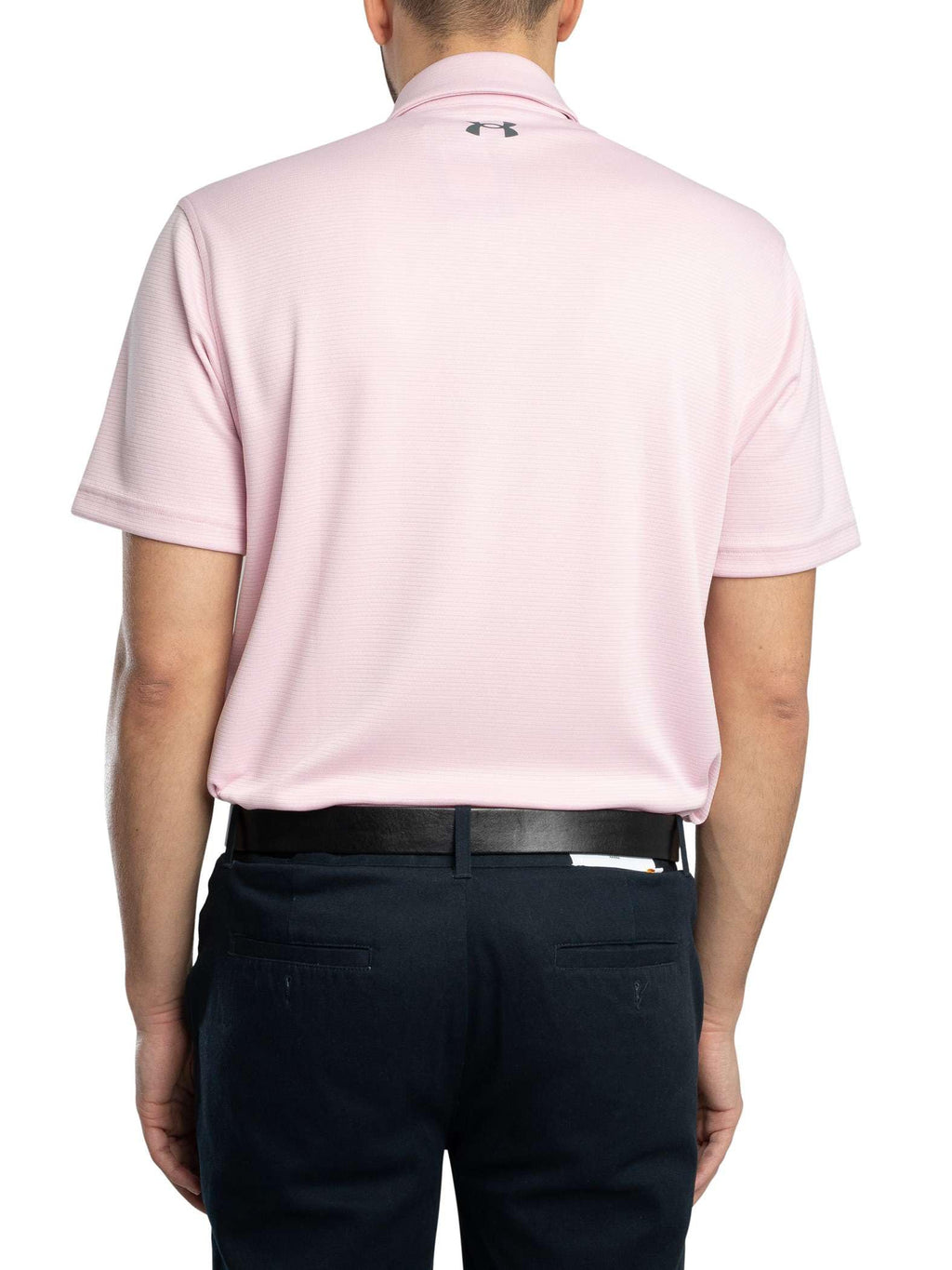 Under Armour Men's Tech Golf Polo, (647) Prime Pink / / Pitch Gray, Large Tall