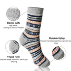 MORECOO Winter Socks Gift Box Free Size Thick Wool Soft Warm Casual Socks for Women Christmas Gifts