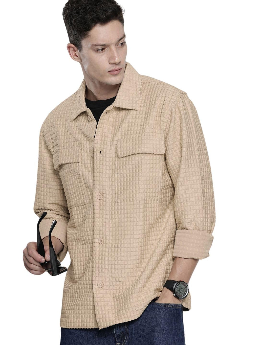The Indian Garage Co Mens Regular Fit Shirt