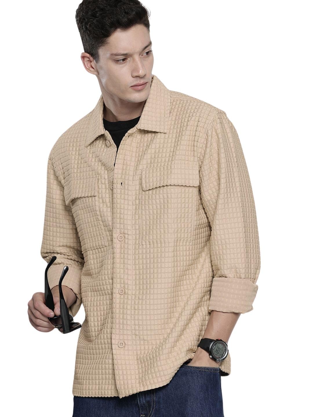 The Indian Garage Co Mens Regular Fit Shirt