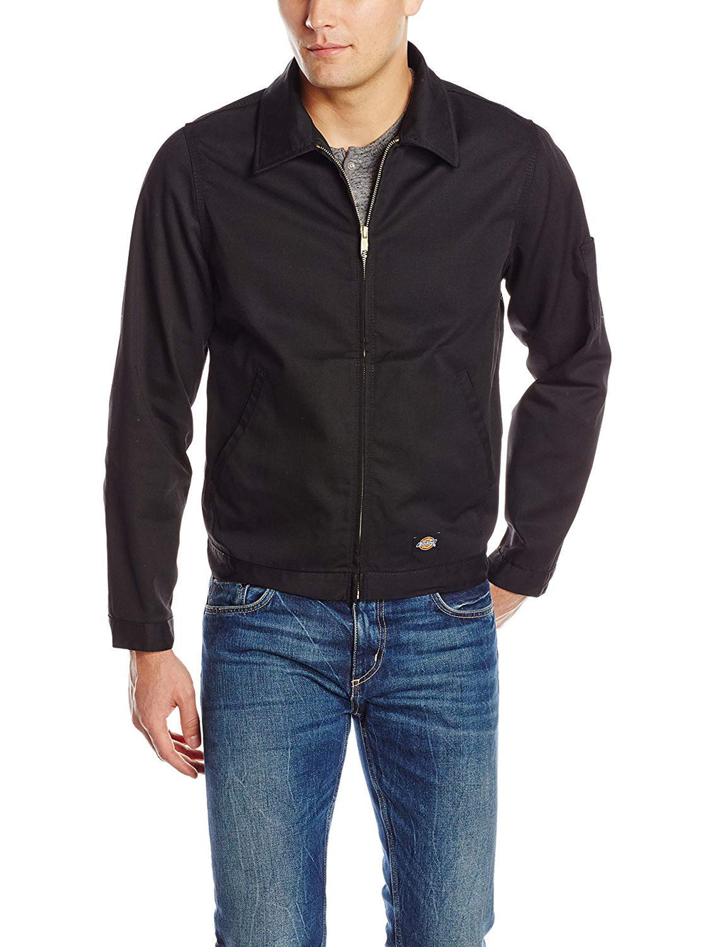 Dickies Men's Unlined Eisenhower Jacket, Black, 2X Large
