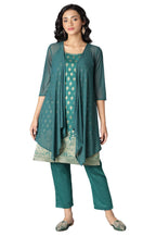 Aurelia Women'S Polyester Kurta, Gilet & Trouser (22Feas13226-505227_Red_M)