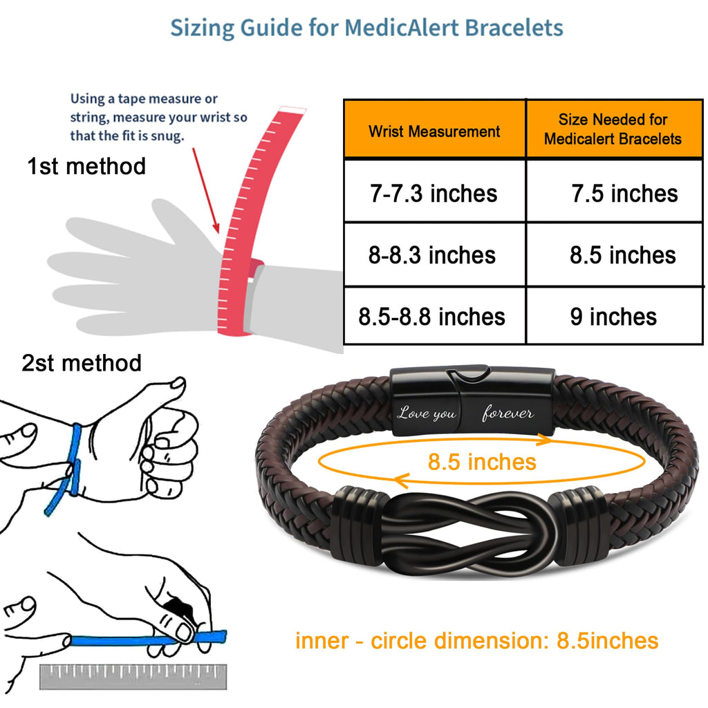 JoycuFF Gifts for Dad Ideas from Daughter, To My Dad Unique Gifts for Birthday Present for Him Knot Bracelet for Men Father's Da