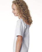 Youth 61 oz 100 % cotton T-Shirt - WHITE - XS(D0102H7MHLT)