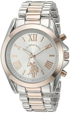 U.S. Polo Assn. Womens Quartz Metal and Alloy Casual Watch, Color:Two Tone (Model: USC40118)
