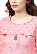 Ishin Women Cotton Regular Kurti And Palazzo