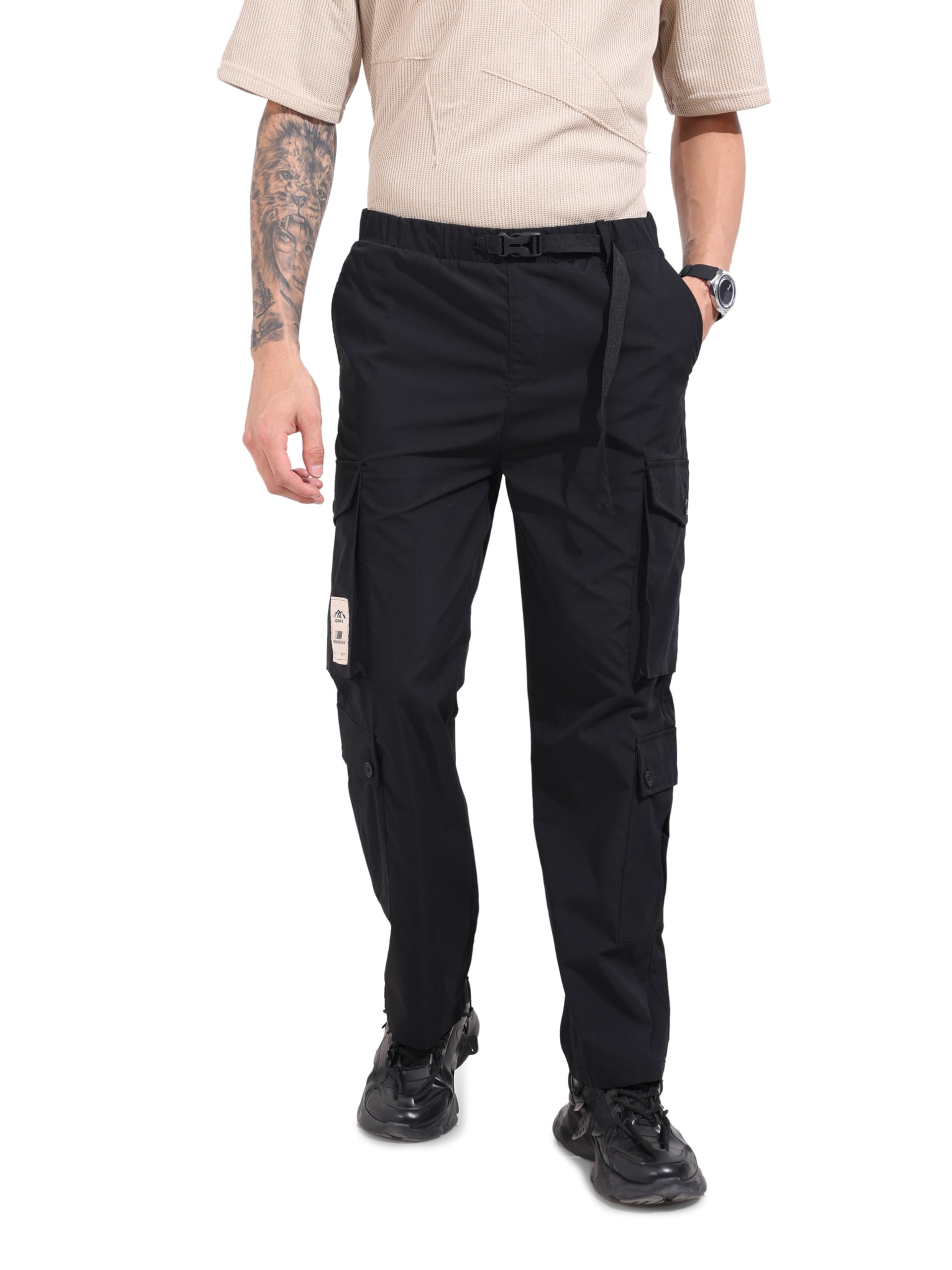 The Indian Garage Co Mens Relaxed Fit Mid-Rise Sweater