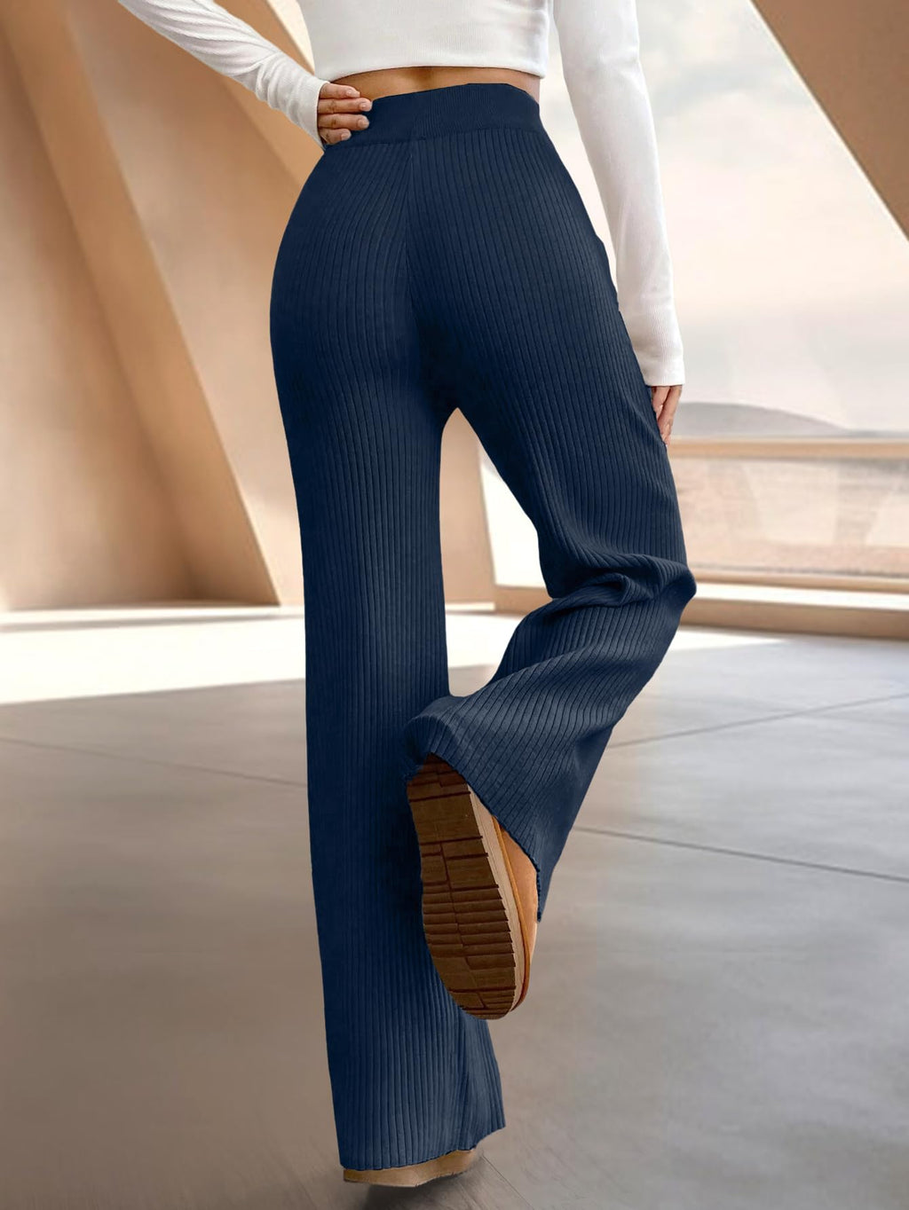 Tee Projekt Regular Fit Trousers for Women| Korean Trousers for Women