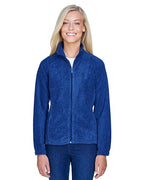 Ladies 8 oz Full-Zip Fleece - BLAcK - XS(D0102H76WST)