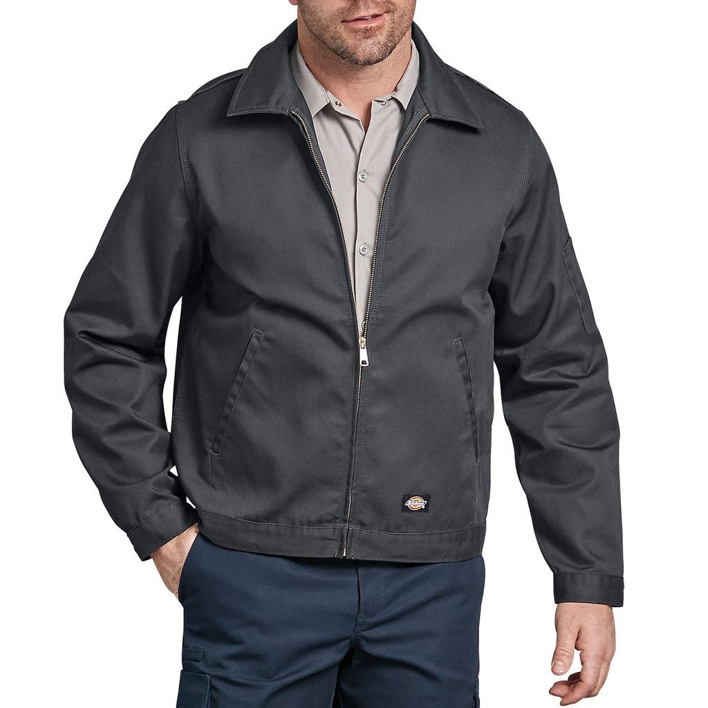 Dickies mens Unlined Eisenhower Jacket, Charcoal, Medium/Regular