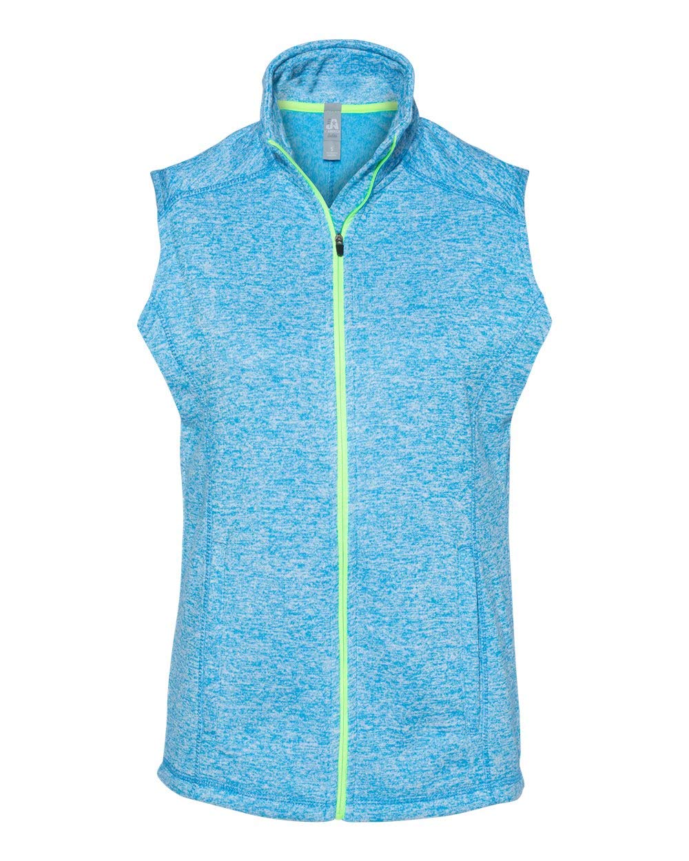 Ladies Lasic cosmic Fleece Vest - EL BLUE NEON gR - S(D0102H769XP)