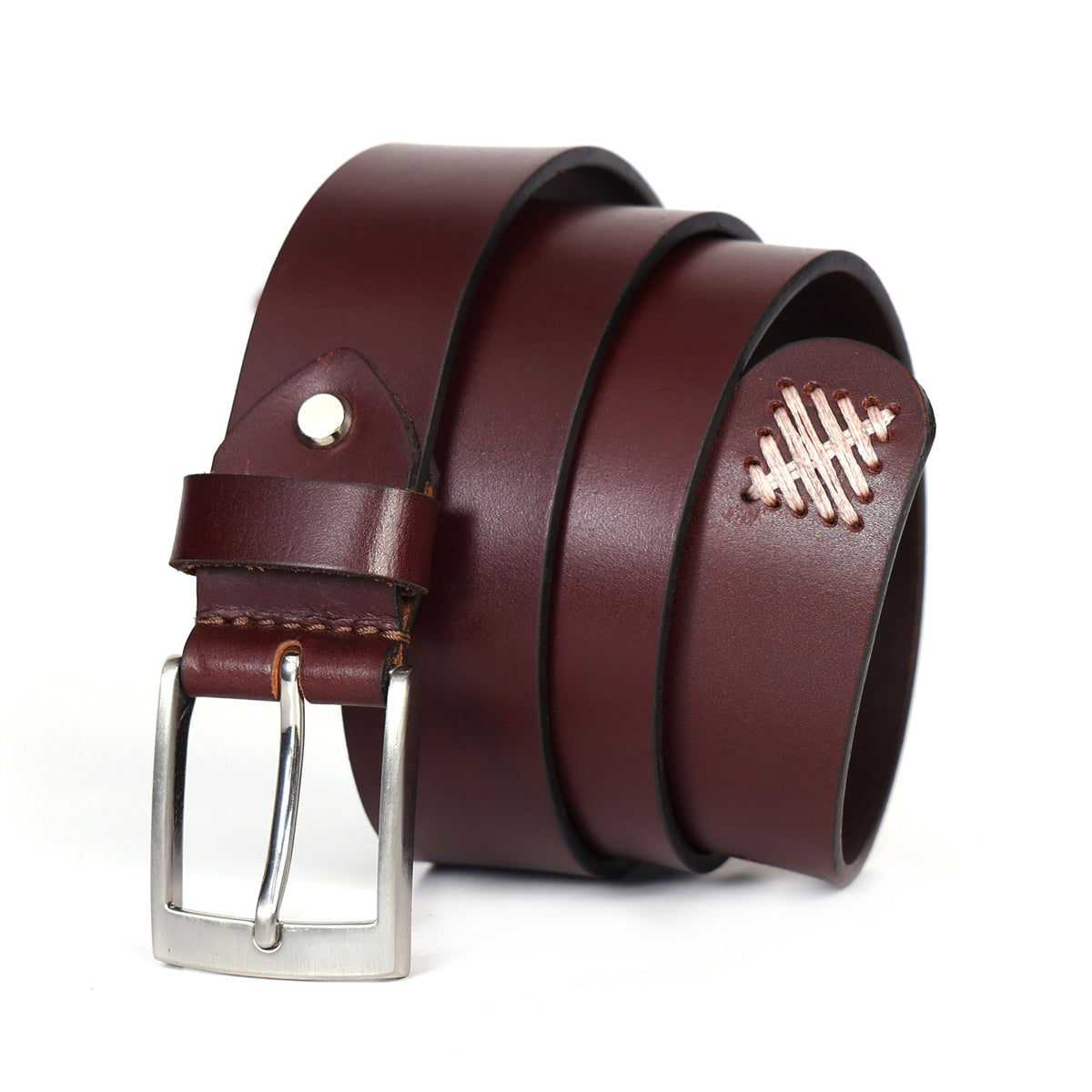 Ms Pet House MenS Genuine Leather Belt | Classic Pin Buckle | Formal & Casual Belt For Jeans And Dress Pants | Ideal Gift Box F 38-44