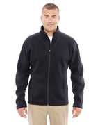 Mens Bristol Full-Zip Sweater Fleece Jacket - gREY HEATHER - S(D0102H7YEWT)