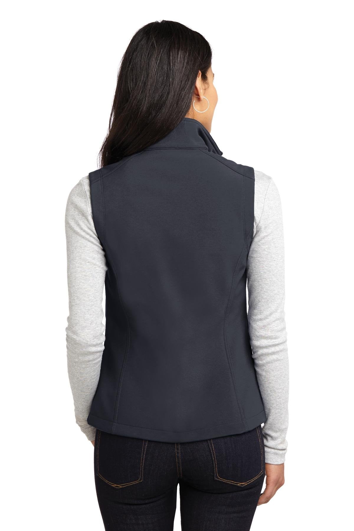 Port Authority Ladies Core Soft Shell Vest XL Battleship Grey