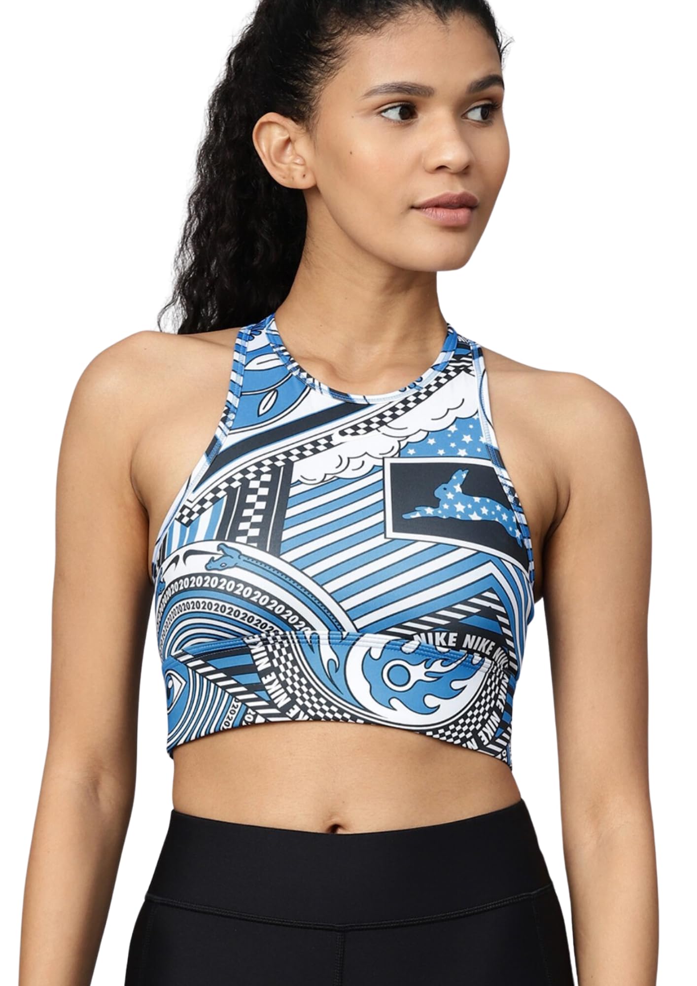 Nike Polyester Regular Women Running Sports Bras