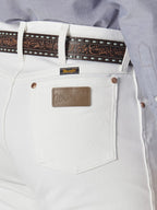 Wrangler Men's 13MWZ Cowboy Cut Original Fit Jean, White, 32W x 34L