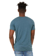 Unisex Sueded T-Shirt - HEATHER RED - XS(D0102H7KP5P)