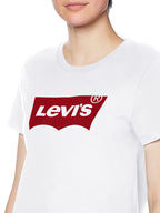 Levi's Women's Perfect Tee-Shirt, Core Housemark White, XX-Large