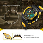 Watch for Kids Boys Girls 5-12 Years Old, Digital Sports Waterproof Watch for Kids Birthday Presents Yellow Gifts Age 5-16 Teen