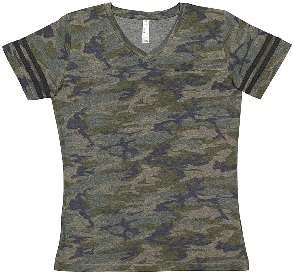 Ladies Football T-Shirt - BLAcK WHITE - 2XL(D0102H2HEKU)