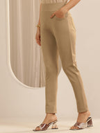 Libas WomenS Regular Jeggins (Pl1679_Beige