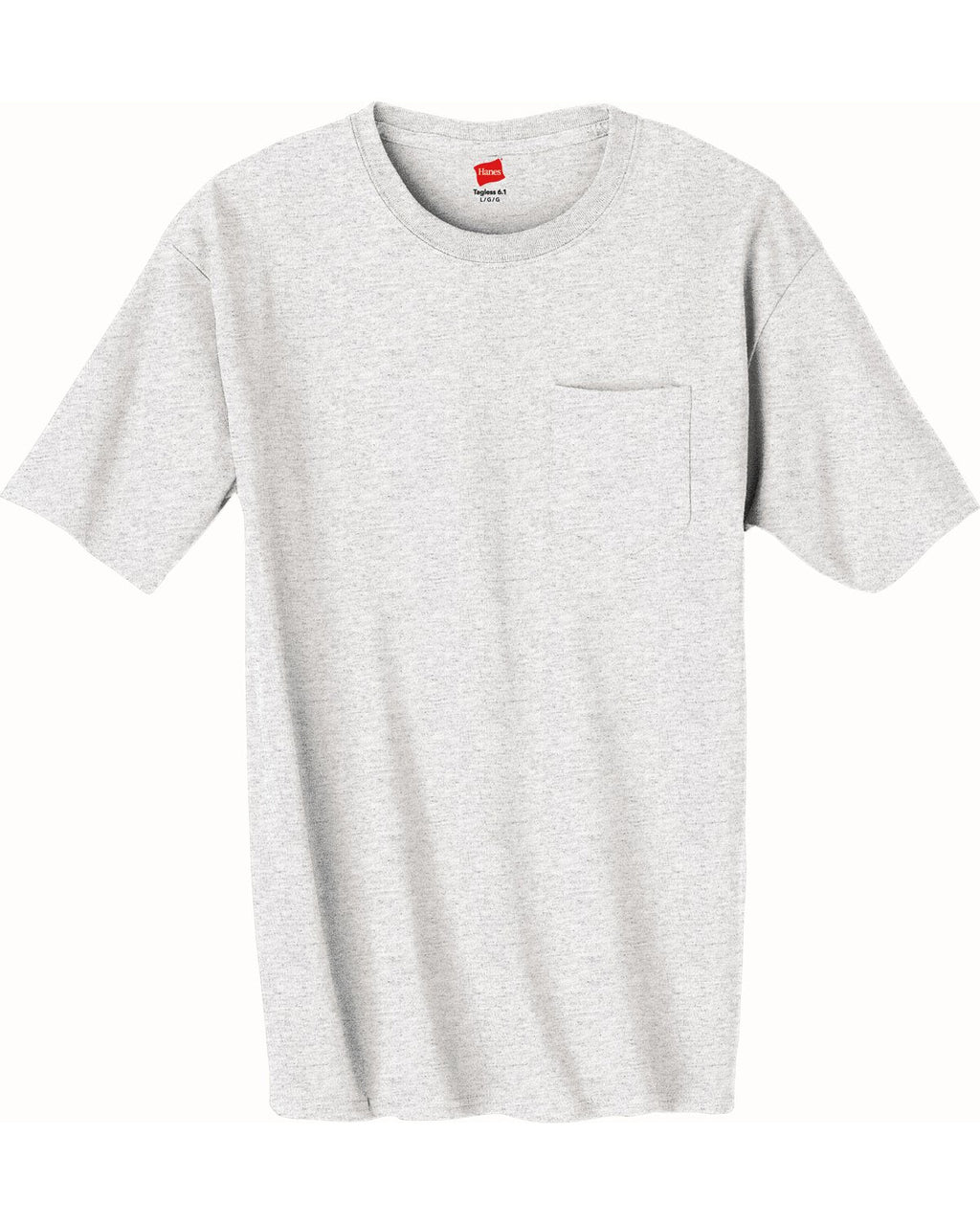 Mens Authentic-T Pocket T-Shirt - ASH - S(D0102H7KWAT)