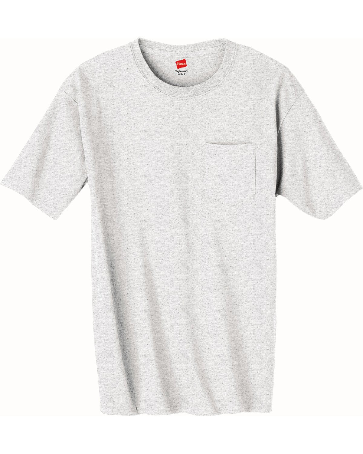 Mens Authentic-T Pocket T-Shirt - ASH - S(D0102H7KWAT)