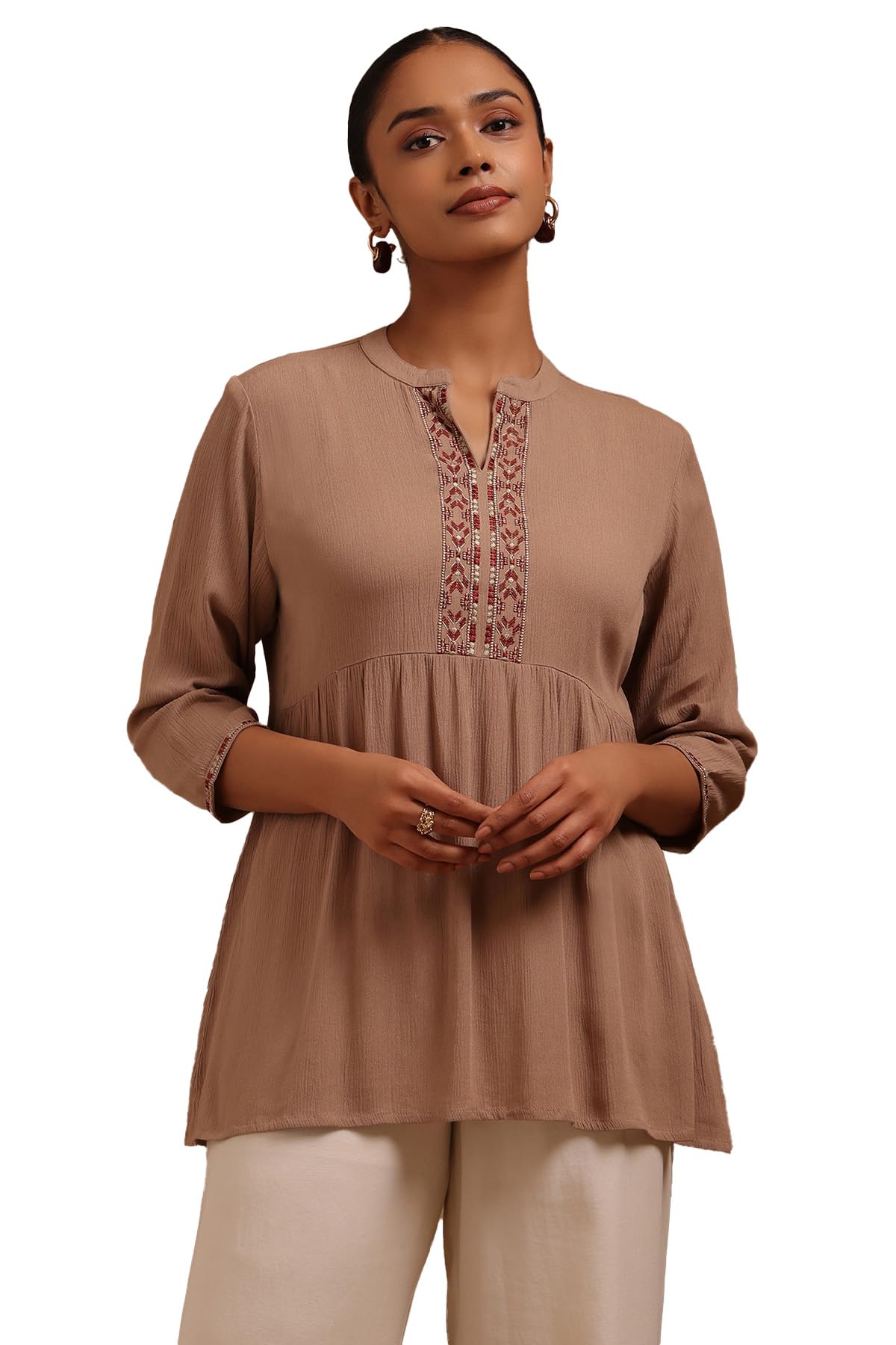 Soch Women Rayon Embroidered Jumpsuit