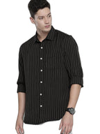 The Indian Garage Co Mens Slim Fit Striped Shirt