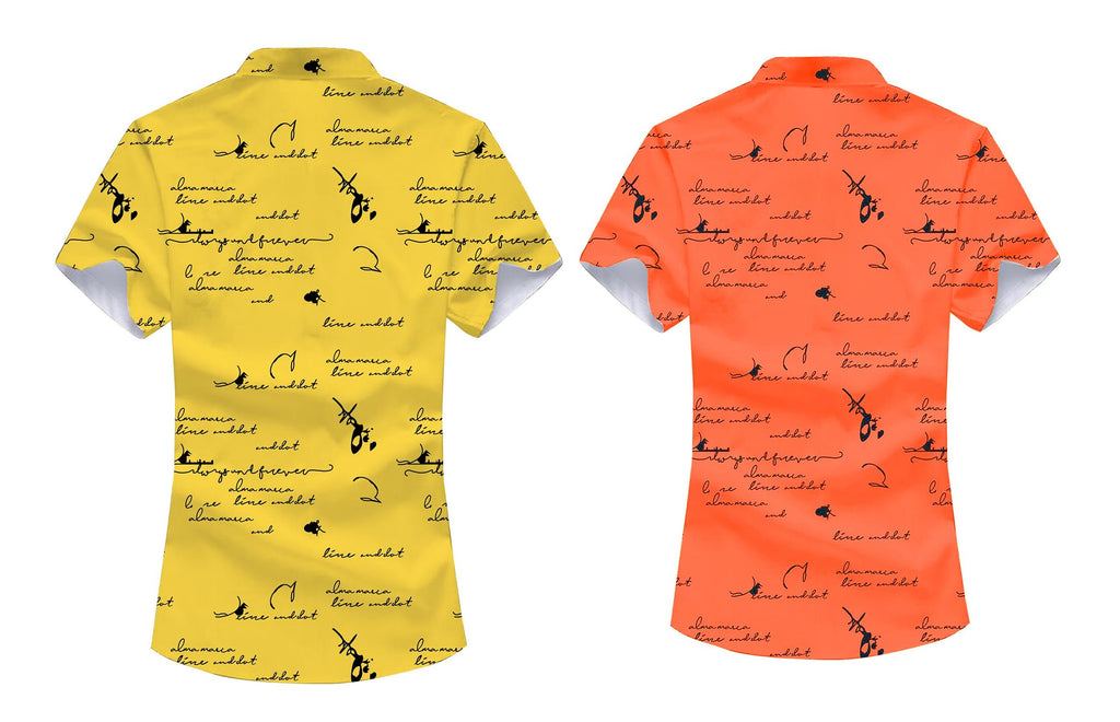 Kadiyu BoyS Lycra Blend Shirt With Half Sleeves Round Collar Neck Botton Down Closure Printed Pattern Relaxed Fit And Standard