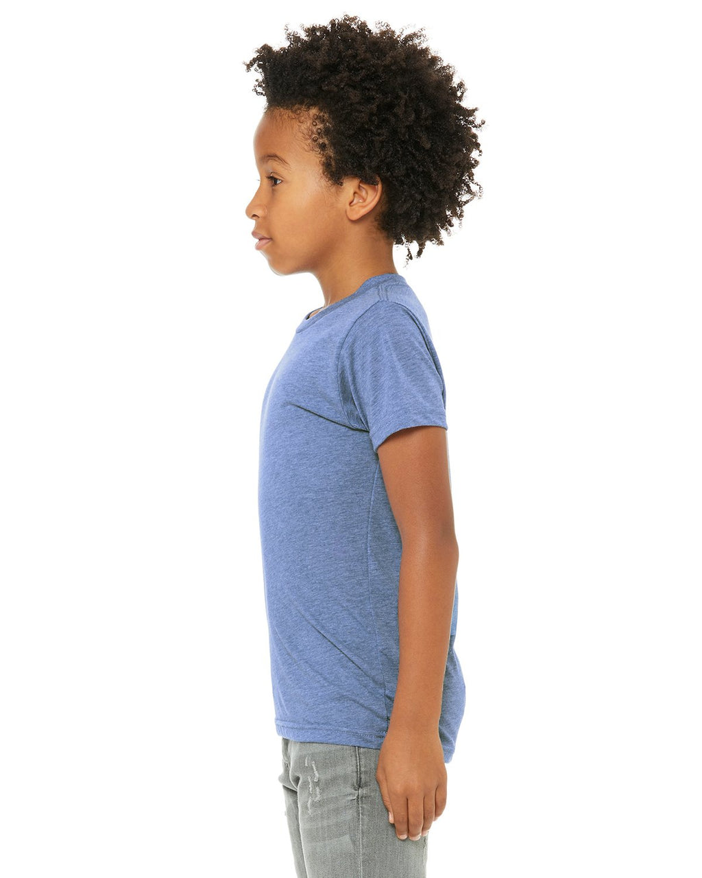 Youth Triblend Short-Sleeve T-Shirt - BLUE TRIBLEND - M(D0102H7W61T)