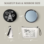 Travel Gifts,Birthday Gifts for Friends Female,Sisters Gifts from Sister,Gifts for Women Birthday Unique,Travel Cosmetic Bag wit