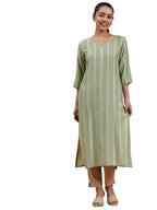 Libas WomenS Viscose Rayon Regular Kurta (29019_Green_Xxl)