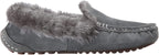 Lamo Women's Ausie Moc Slip-On Loafer, Charcoal, 8 M US