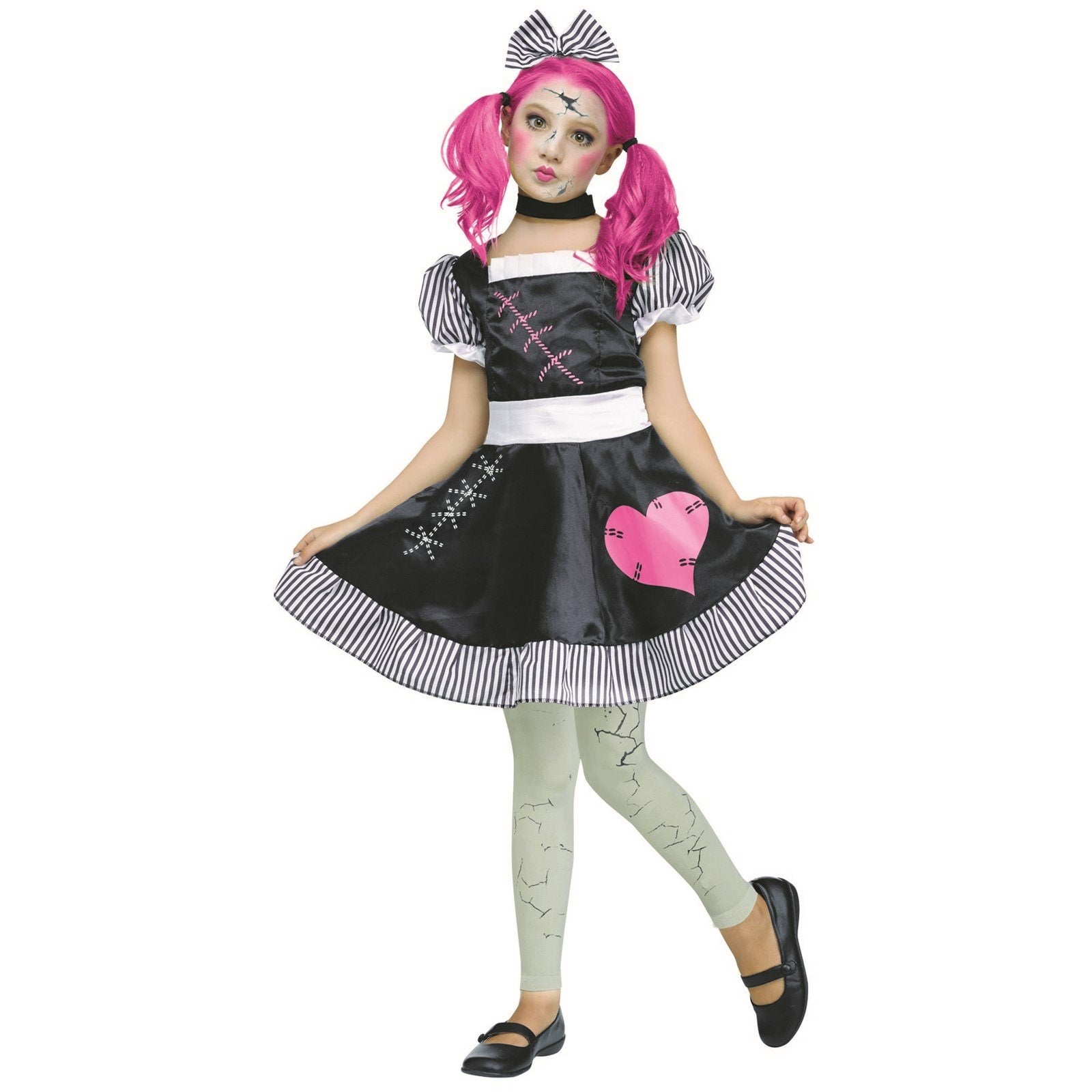 Morris Costumes FW124072LG Broken Doll Child Costume  Large 12-14