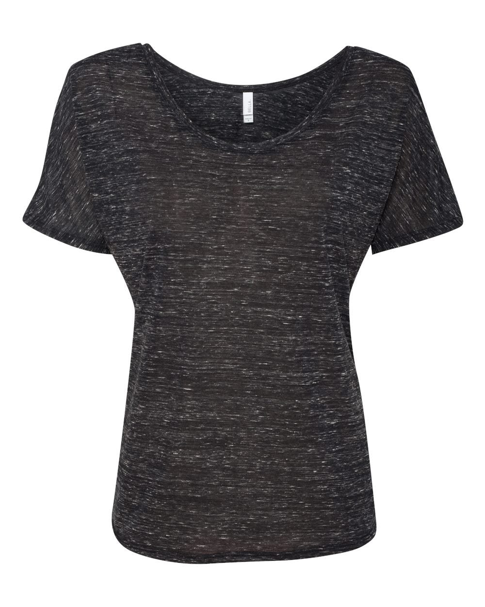 Ladies Slouchy T-Shirt - WHITE MARBLE - S(D0102H7W5K2)