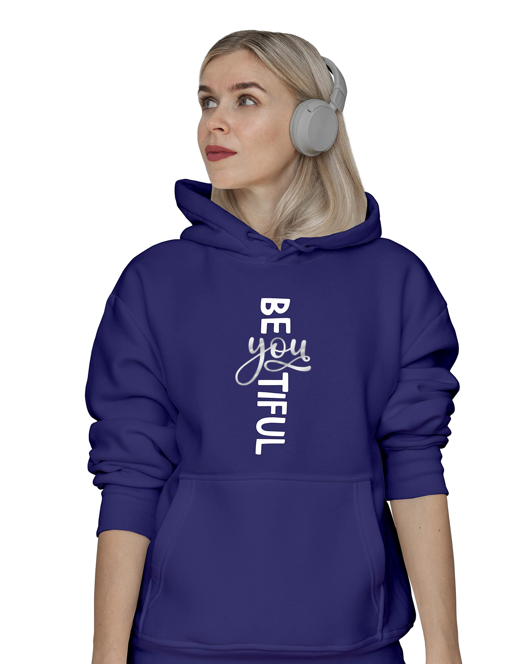 Kyda Kids Women Cotton Hooded Neck Hoodies - Sweatshirt With Hoodies Full Sleeves Women Winter Wear, Long Sleeve Sweatshirts For