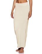 Zivame All Day Flared Mermaid Saree Shapewear for Women - Ivory