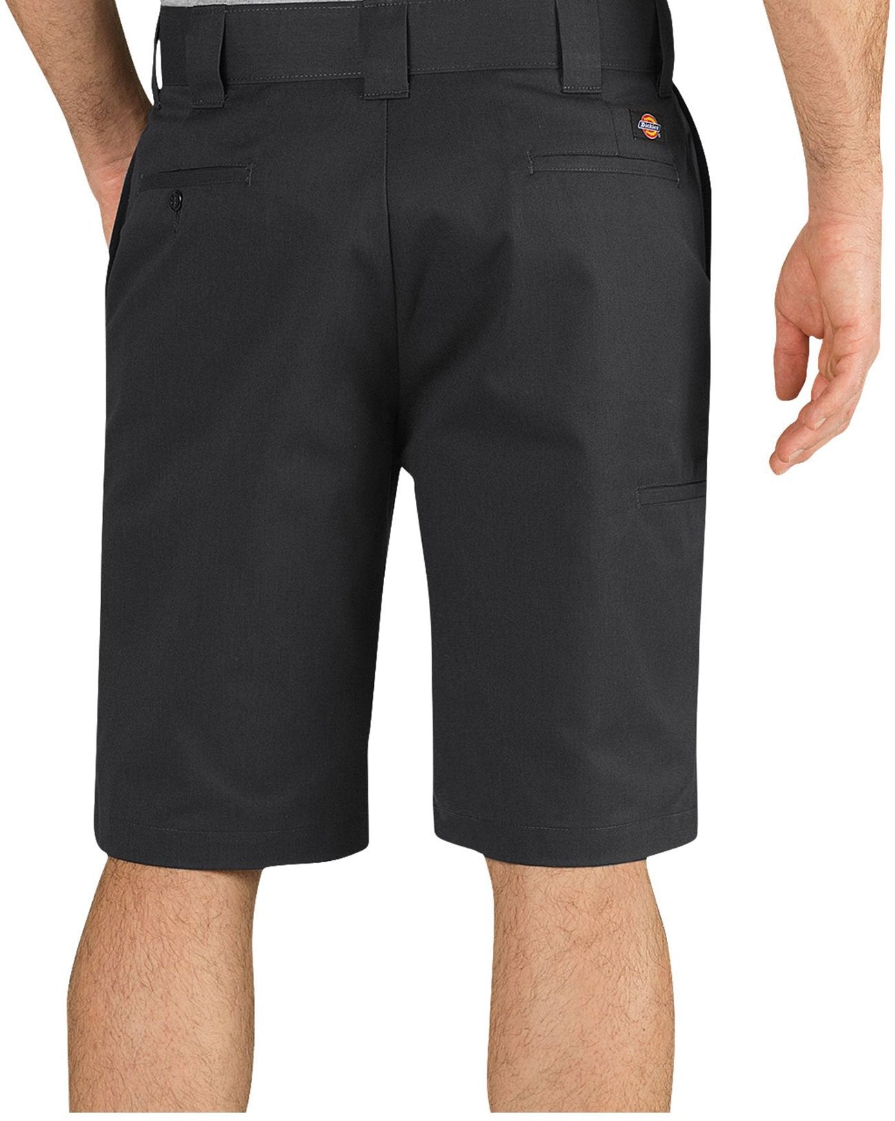 Dickies Men's 11 Inch Regular Fit Stretch Twill Work Short, Black, 44