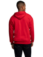 Fruit of the Loom Eversoft Fleece Hoodies, Pullover, Moisture Wicking & Breathable, Sizes S-4x, Red Full Zip, Large